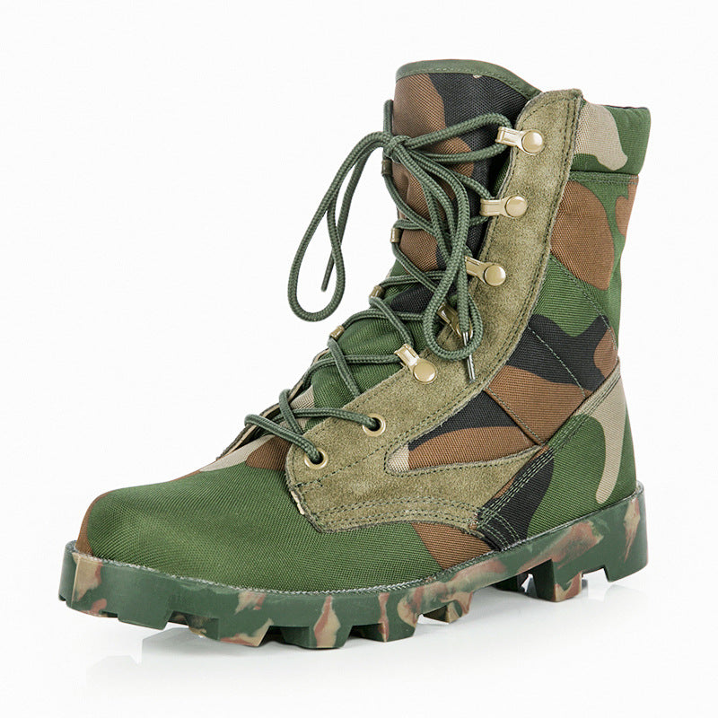 High-top Tactical Desert Outdoor Training Non-slip Wear-resistant Hiking Boots