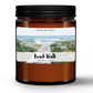 Natural Wax Candle in Amber Jar (9oz)