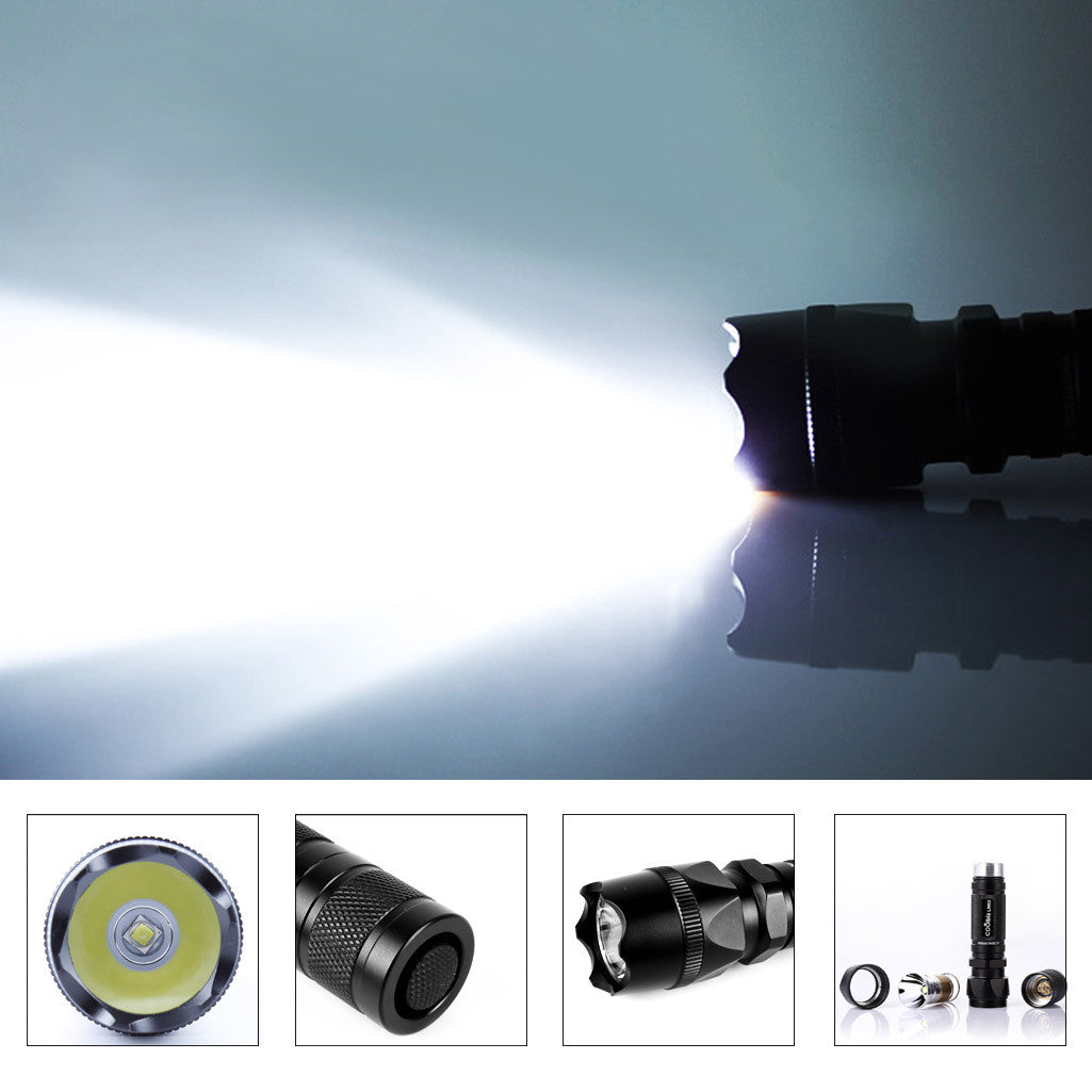 LM02 Highlight Outdoor Tactiacl Long Shot Flashlight