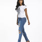 Fashionable Personality Stretch Ripped Jeans Pants