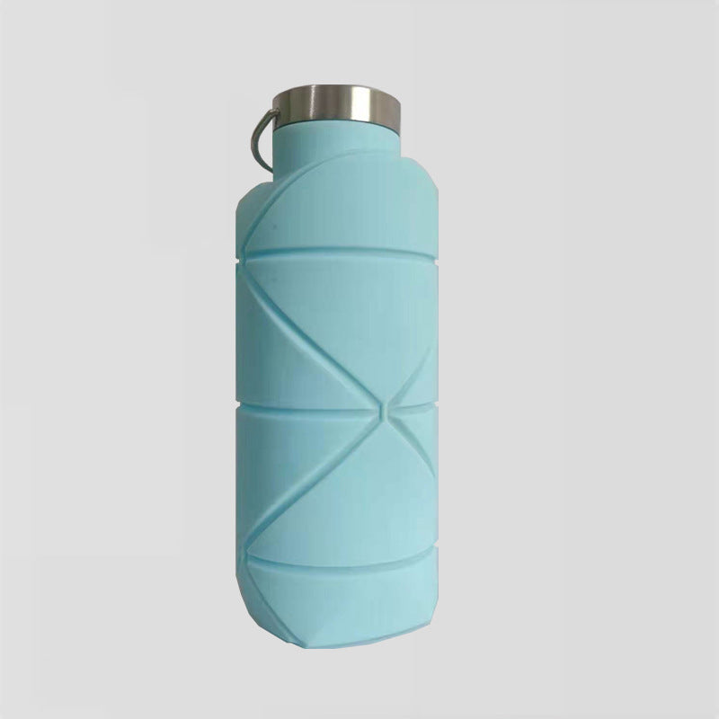 Folding Silicone Outdoor Sports Environmental Protection Handy Folding Bottle