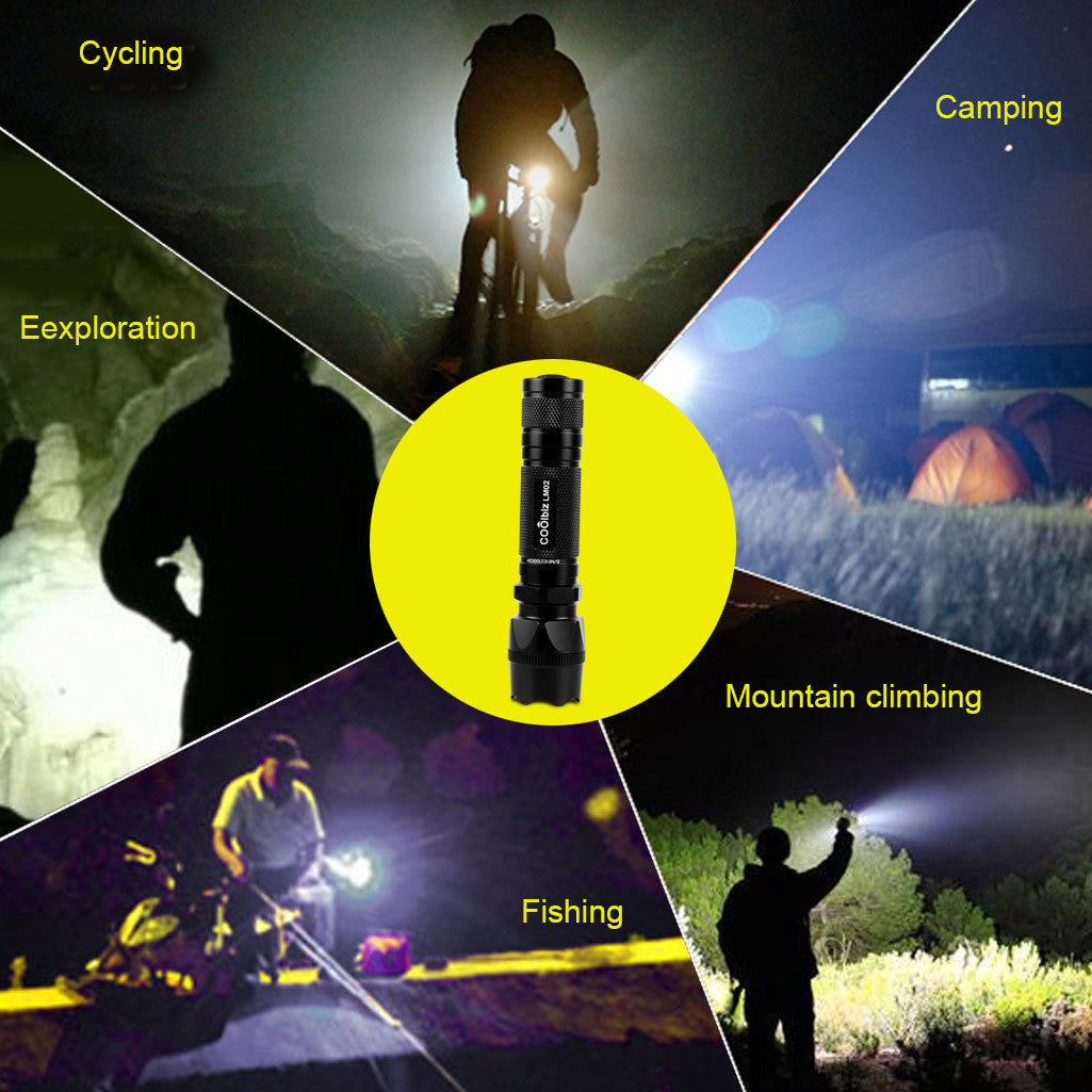 LM02 Highlight Outdoor Tactiacl Long Shot Flashlight