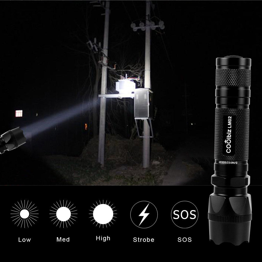 LM02 Highlight Outdoor Tactiacl Long Shot Flashlight