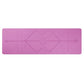 Non Slip TPE Yoga Mat Position Line Beginner